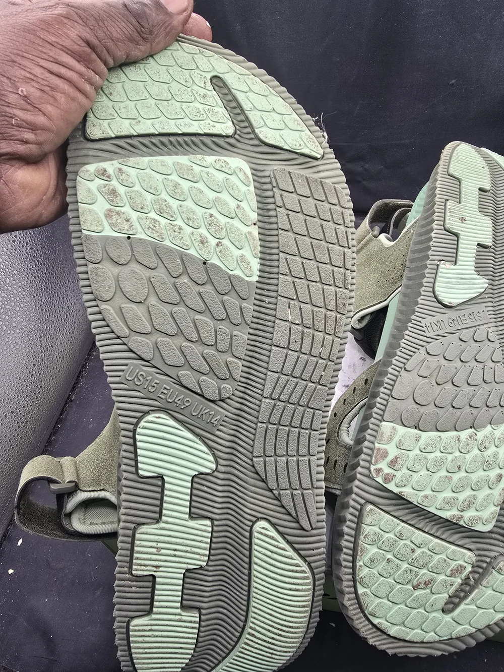 Men's Outdoor Sport Sandals in Olive Green